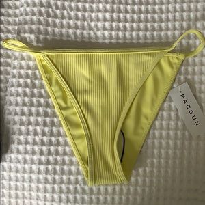 Yellow Cheeky Bikini Bottoms